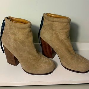 Jeffery Campbell Handmade Havana Suede Booties